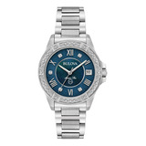 Bulova Marine Star Diamond - Reloj De Pulsera Para Mujer, E.
