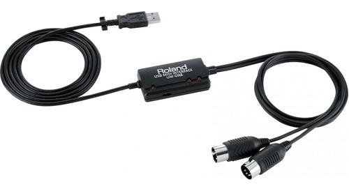 Interface Usb Midi Compatible Con iPad Roland Um-one-mk2 Color Negro