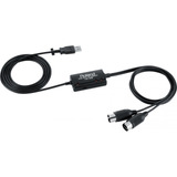 Interface Usb Midi Compatible Con iPad Roland Um-one-mk2 Color Negro