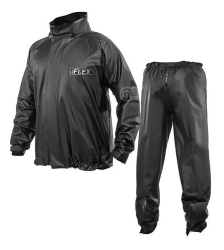 Equipo De Lluvia Delta Flex Para Moto Campera+ Pantalon .