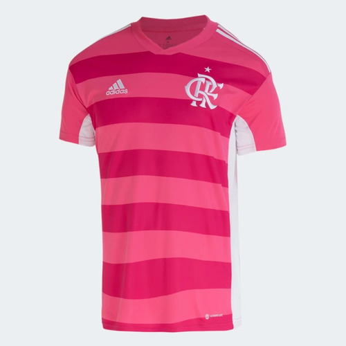 Camisa Flamengo adidas Outubro Rosa 2022 Gb3514