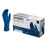 Guantes De Látex Azules Gloveworks Hd Medical, Caja De 50,13