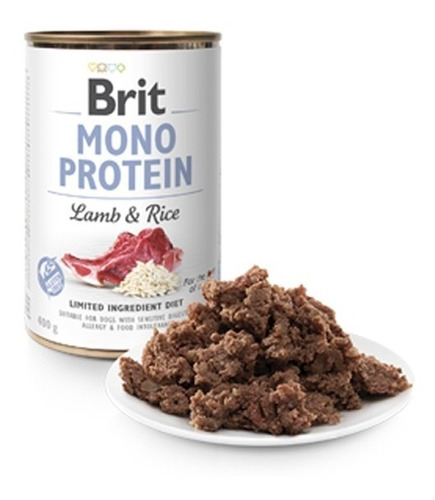 Brit Care Mono Protein Lamb & Rice 400 Gr Perro | Mundozoo