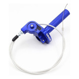 Manopla Del Acelerador Universal Para Motocicleta Azul 22 Mm