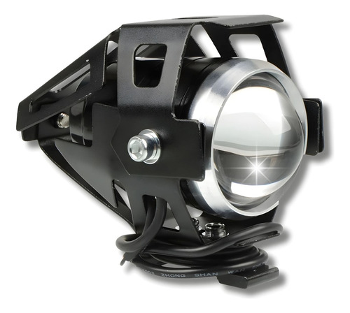 Faro Led U5 Proyector Lupa Cree Led Auxiliar Moto Universal