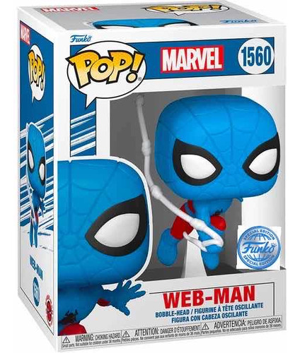 Funko Pop Spiderman Web Man - Marvel  Exclusivo
