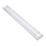 Kit 10 Luminária Led Tubular 120cm Bivolt Branco Frio 40w