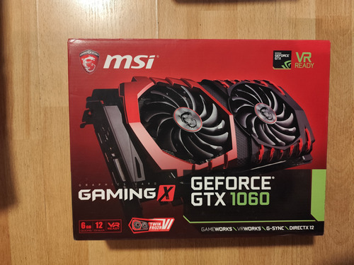 Placa De Vídeo Msi Gtx 1060 6gb Vram