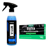 Kit Descontamina Pintura Clay Bar Vintex 100g + V-lub Vonixx