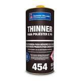 Thinner 454 Poliester 900ml Lazzuril P/ Tinta E Primer Pu