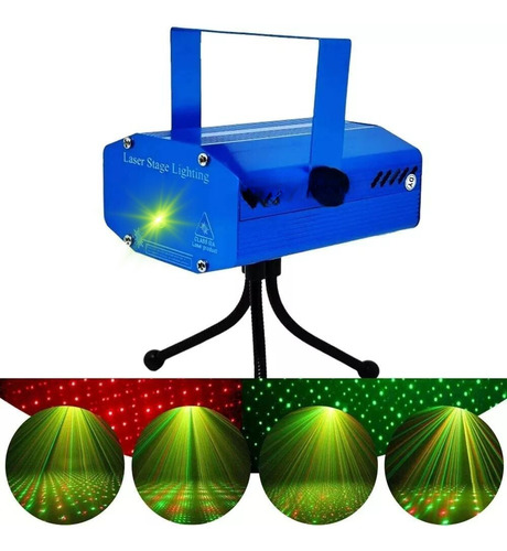 Laser Jogo De Luz Led Raios Holográfico Iluminação Festa