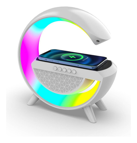Parlante G Bluetooth Luces Neon Cargador Inalambrico