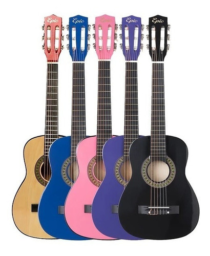 Guitarra Clásica Niños Colores Epic