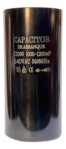 Capacitor De Arranque 1000-1200mfd 140v Motor Eléctrico