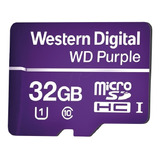 Memoria Microsd 32gb Purple Videovigilancia Western Digital