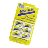 Lâmina De Barbear Super Barba Premium 60 Unidades