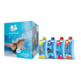 Kit Tratamento Manutenção De Piscinas Com Algicida Choque