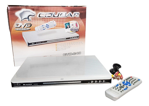 Dvd Player Cougar Cvd-640 110/120v Com Controle Remoto