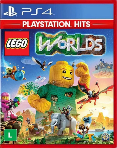 Jogo Lego Worlds Playstation 4 Ps4 Mídia Física 100% Portugu