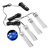 4 Pcs Kit De Luces Led Para Ambientes Interiores De Coche