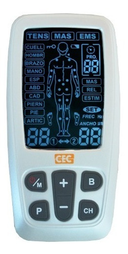 Electroestimulador Cec Easy Gym Plus Masters 771 Electrodos