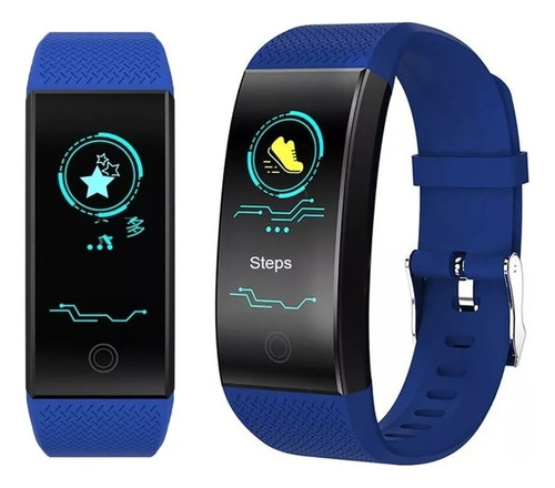 Smart Watch Bracelet Qw18 Azul