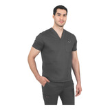 Uniforme Quirugico Hombre Spandex Antifluidos Gris