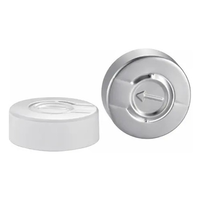 Selo Aluminio Rasgavel 20mm Penicilina Injetaveis Vial 50un | Parcelamento sem juros