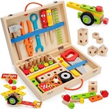 Juego De Herramientas Niños, Juguetes Montessori Stem ...