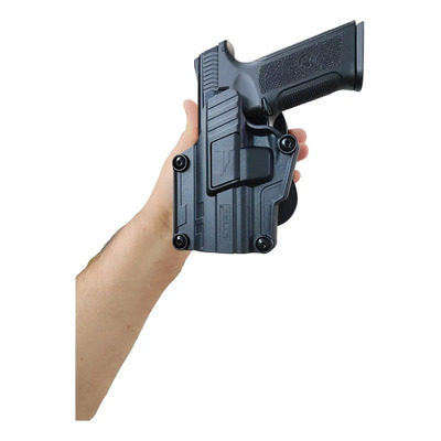Funda Holster Tactica Porta Arma Universal Cytac Izquierda Color Negro Orientación De La Mano Zurdo | Meses sin interés