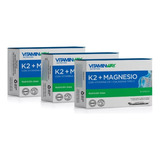 K2 + Magnesio + Vitamina D3 Y Colageno Pack X 3 Vitamin Way