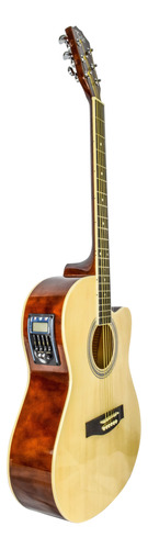 Guitarra Electroacustica 39 PLG Mate Qte + Funda - Gea-439dx