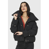 Parka Corta Acolchada Negro Nicopoly