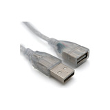 Cable Hi-speed Extensión Usb-a 2.0 Macho A Hembra, 3 Mtrs.