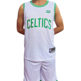 Conjunto - Uniforme Nba Adulto Celtic Blanco