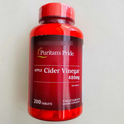 Vinagre Sidra Manzana Apple Cider 480mg Bajar Peso 200 Unid | MercadoLibre