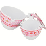 Sanrio 1594-643 Hello Kitty Juego De Tazas Medidoras De Coci