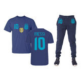 Conjunto Remera + Pantalón Jogging Argentina Afa - Fútbol