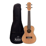 Ukulele Concerto 24 Kayke Mogno Kal 320 Cm Com Bag Kalani Cor Marrom