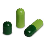 5.000 Capsula Gelatina Vazia N00 - Verde E / Verde C - Mawin