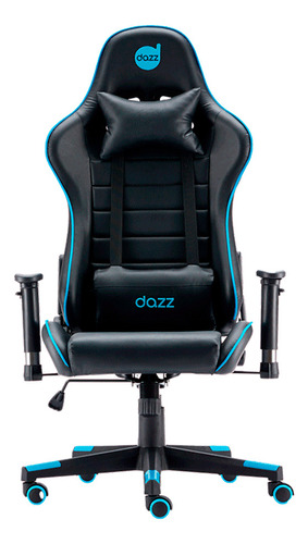 Cadeira Gamer Dazz Prime-x V2 Preta E Azul Cor Preto