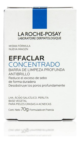 La Roche-posay Effaclar Concentrado Barra De 70g