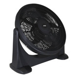 Ventilador De Piso Fol Ff-2001 Negro Con 5 Aspas, 20  De Diámetro