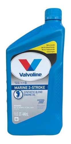 Aceite Nautico Valvoline Marine 2-cycle 2t - Tc W3 - 6 Unida