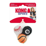 Kong Sport Balls Xs Pelotas Para Perro X3 Unidades Color Mix