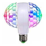 Lampara Foco Luces Fiesta Led Giratoria A Todo Color Rgb Col