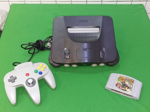 Nintendo 64 Aparelho Mod 001 Melhor Versão + Mario Kart 64