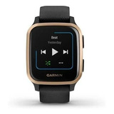 Smartwatch Garmin Venu Venu Sq - Music Edition 1.3  Caja 40mm De  Polímero Reforzado Con Fibra  Black, Malla  Black De  Silicona