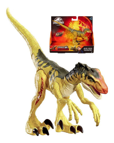 Dinosaurio Velociraptor Salta Jurassic World Original Mattel