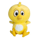 Peluche Pollito Amarillo De La Gallina Pintadita De 25cm